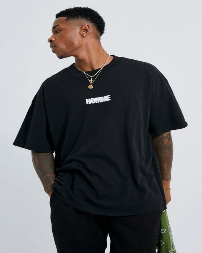 Oversize homme t shirt online