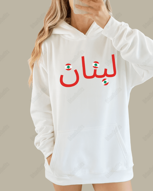 UrbanOutfits Women Oversized Hoodie White / Cotton-Fleece / S لبنان - Women Oversized Hoodie