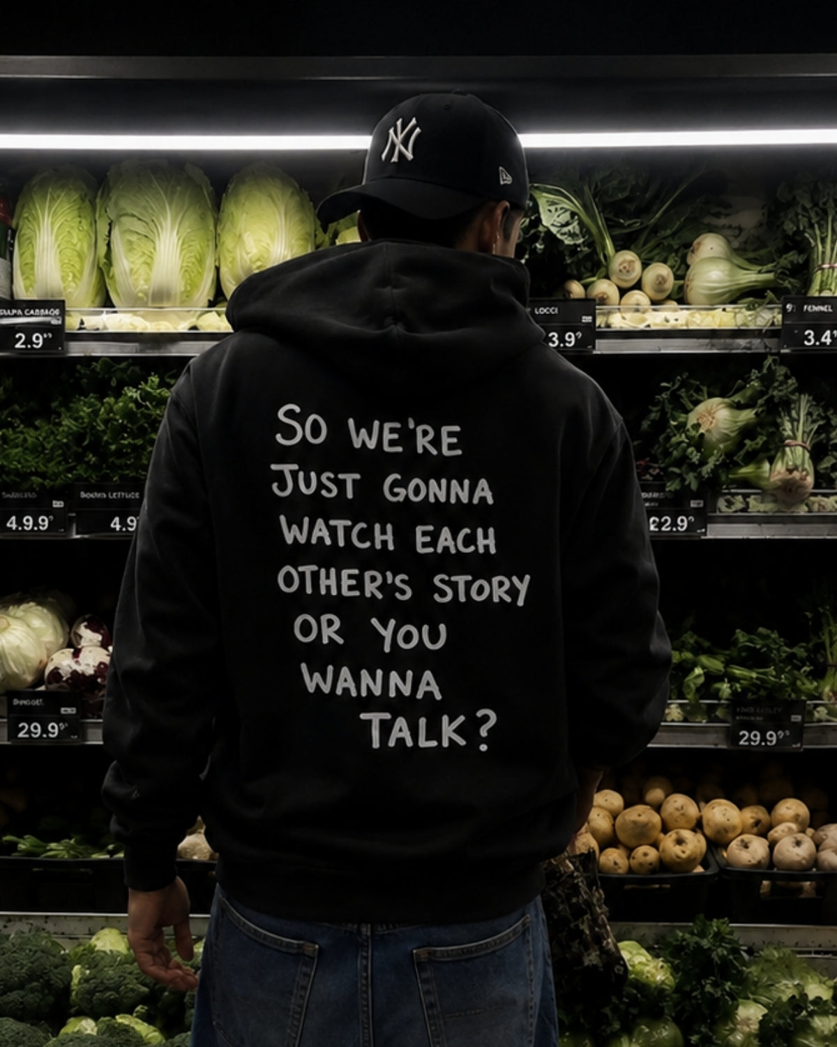 SO WE'RE JUST GONNA WATCH EACH OTHER'S STORY - Oversized Hoodie [ Unisex ]