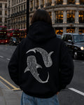 Whale Shark Harmony - Women Oversized Hoodie