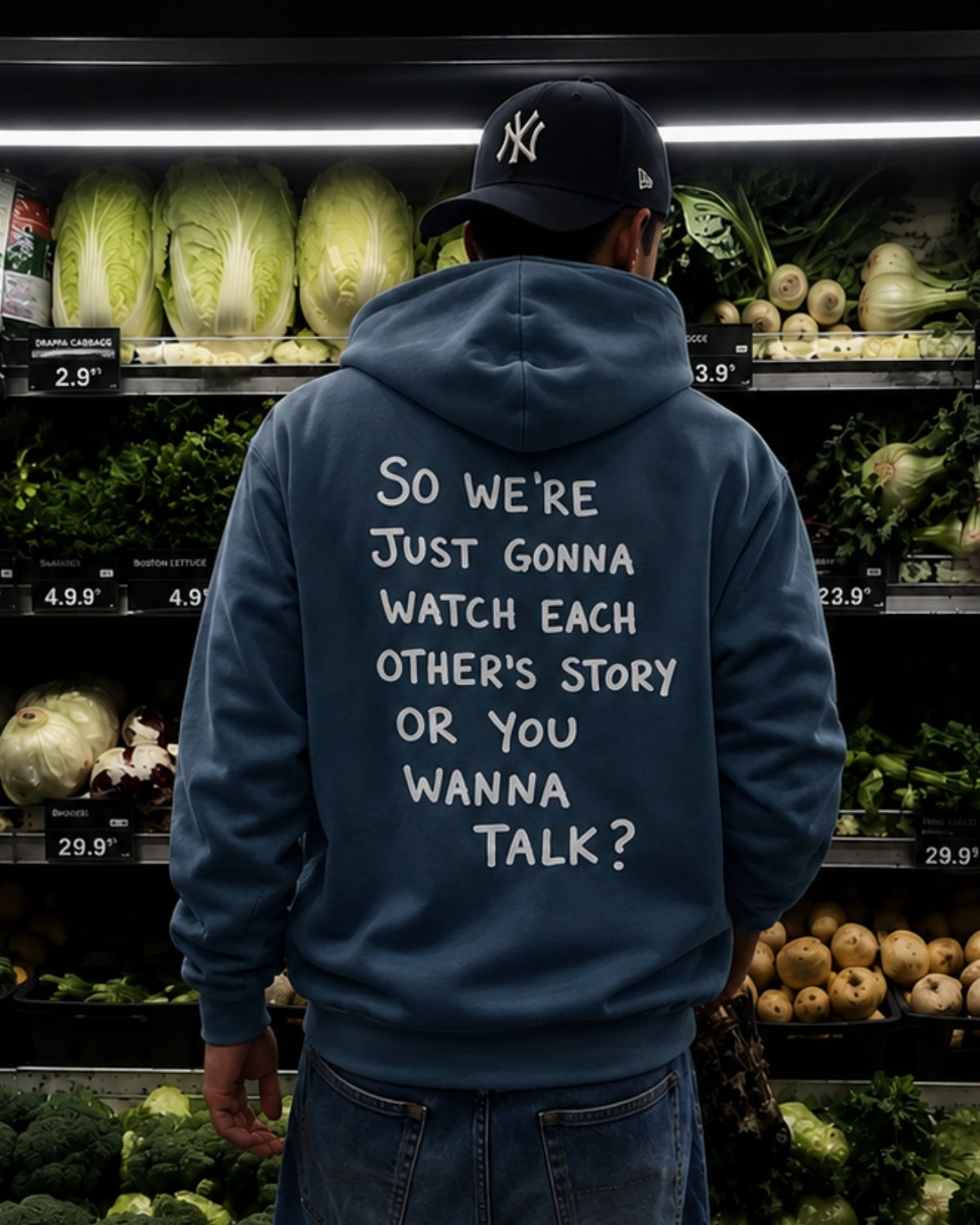 SO WE'RE JUST GONNA WATCH EACH OTHER'S STORY - Oversized Hoodie [ Unisex ]