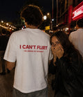 I CAN'T FLIRT - Oversized T-shirt  [ Unisex ]