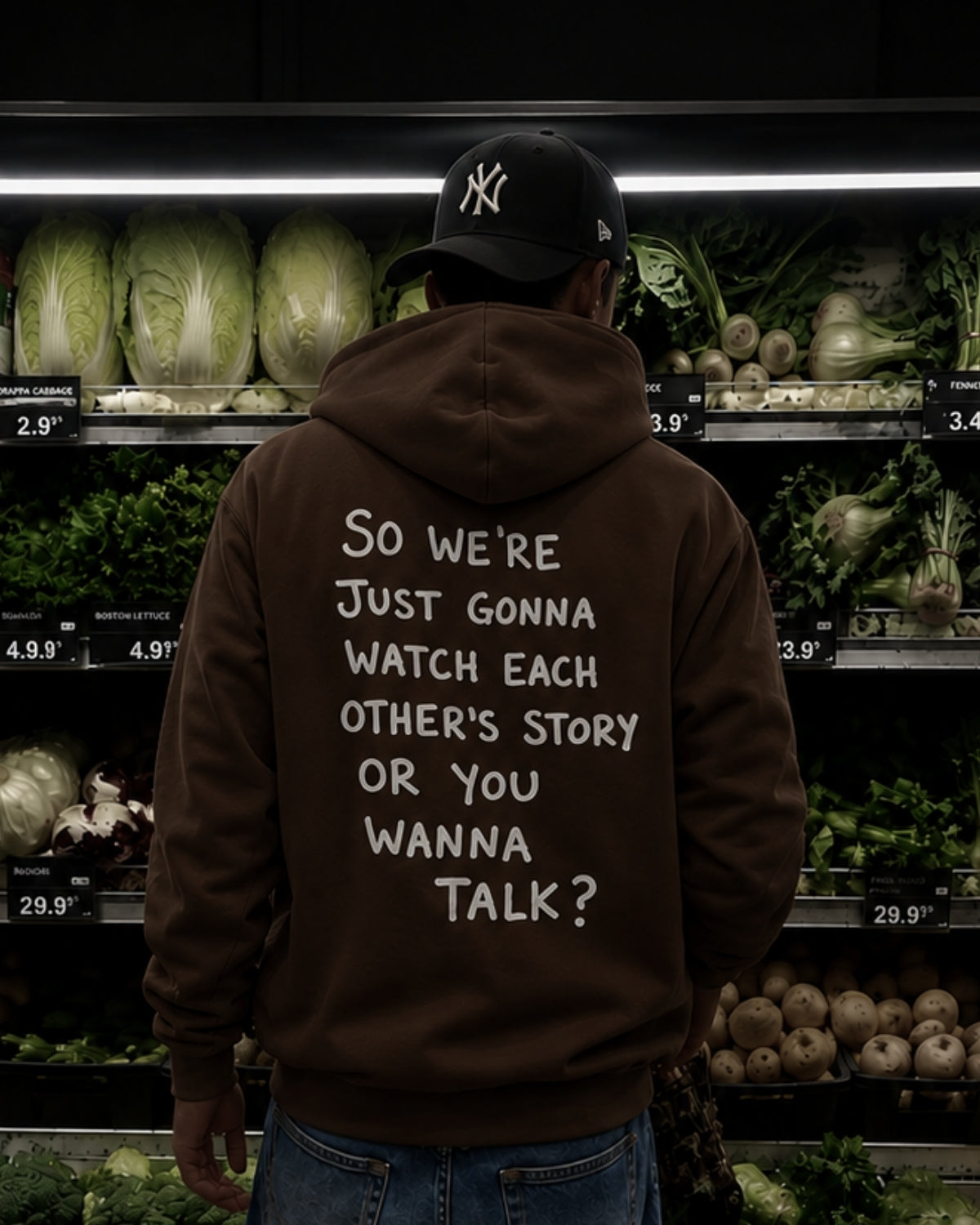 SO WE'RE JUST GONNA WATCH EACH OTHER'S STORY - Oversized Hoodie [ Unisex ]