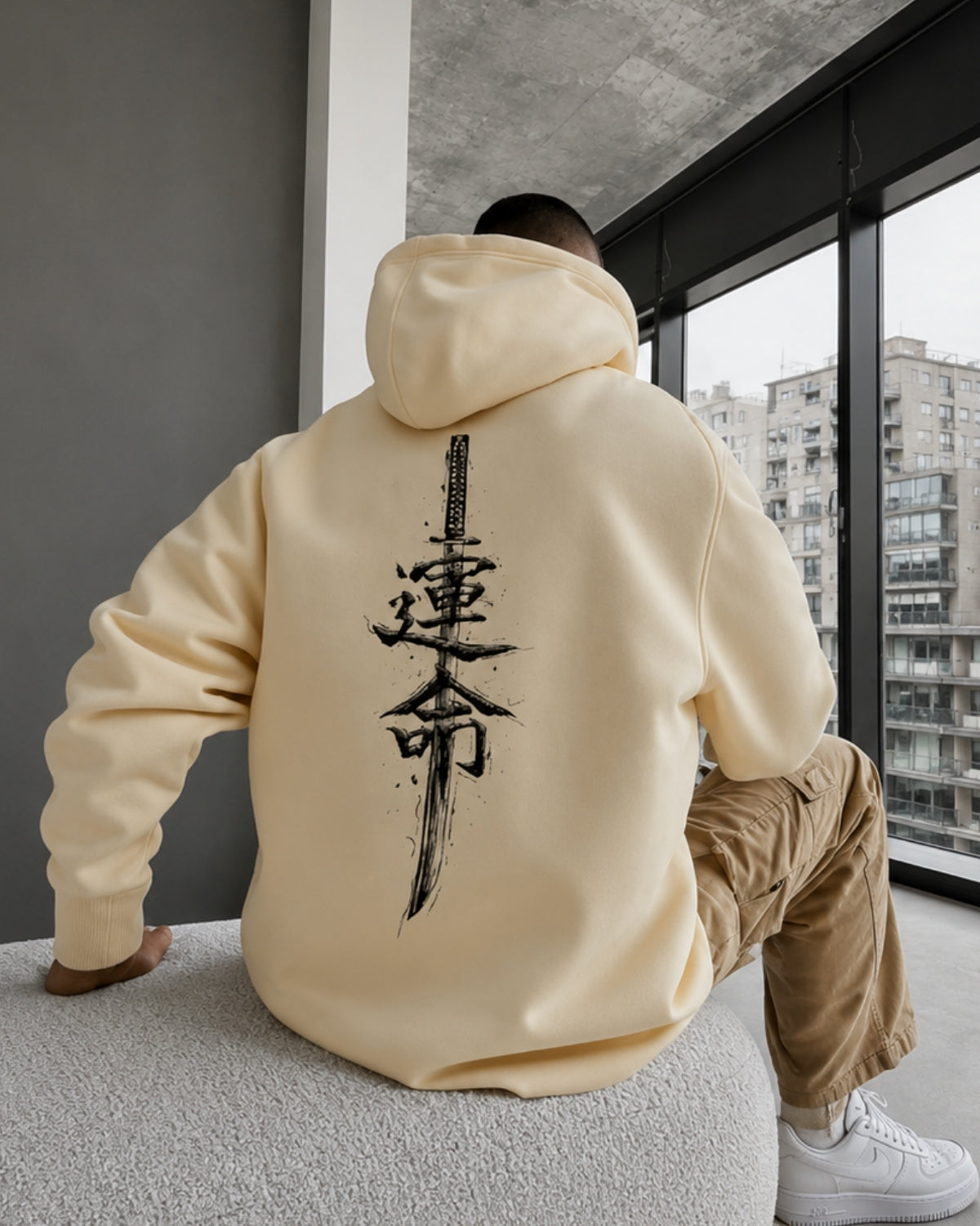 CHINESE SWORD - Oversized Hoodie [ Unisex ]