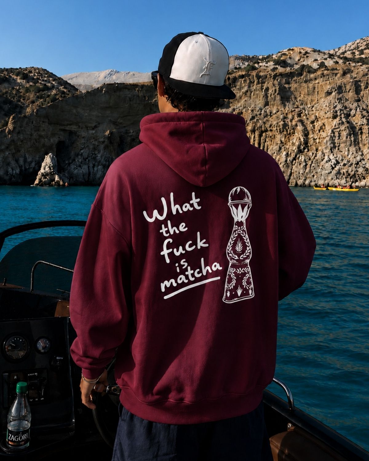 WHAT THE FUCK IS MATCHA- Oversized Hoodie [ Unisex ]