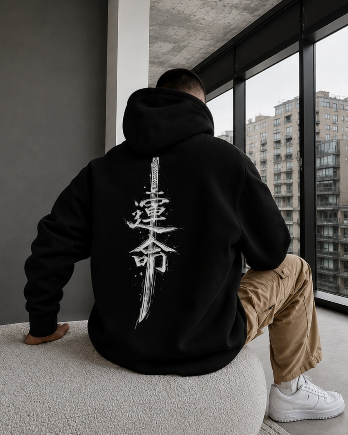 CHINESE SWORD - Oversized Hoodie [ Unisex ]