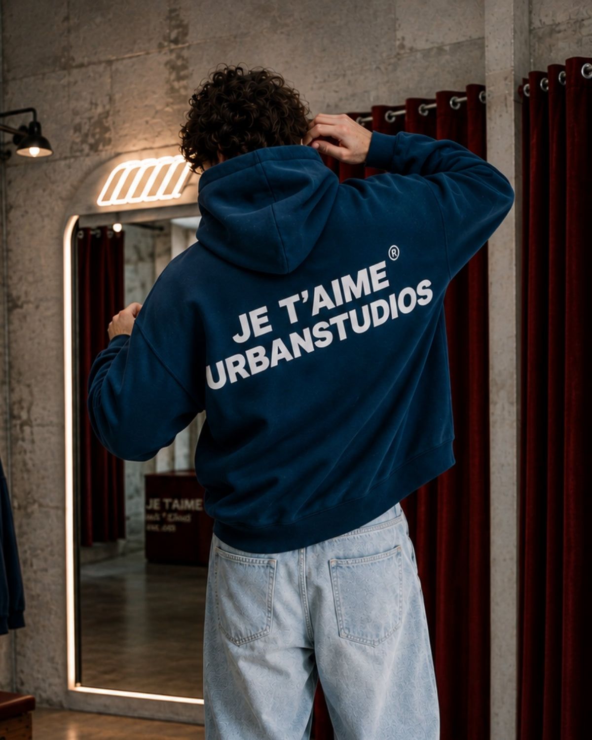 JE T'AIME URBANSTUDIOS - Oversized Hoodie [ Unisex ]