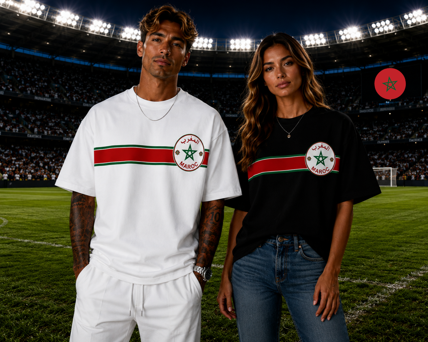 MOROCCO 🇲🇦 - Oversized T-shirt  [ Unisex ]