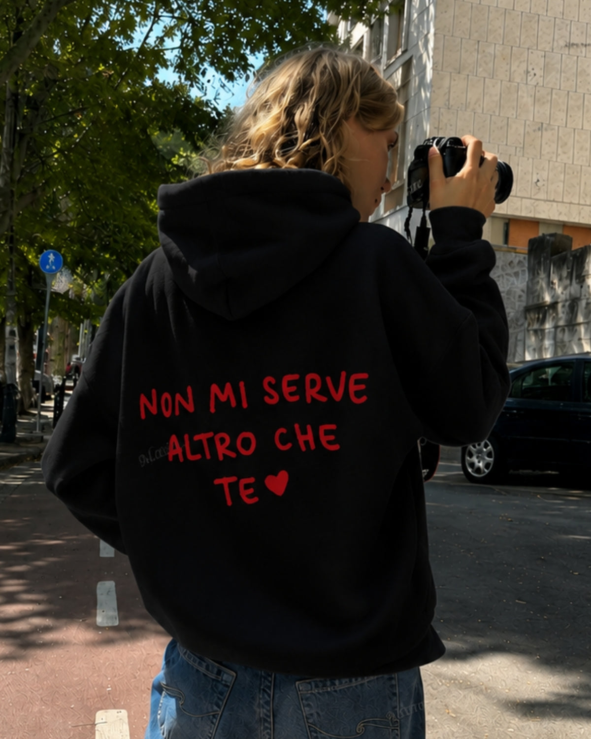 NON MI SERVE ALTRO CHE TE - Women Oversized Hoodie
