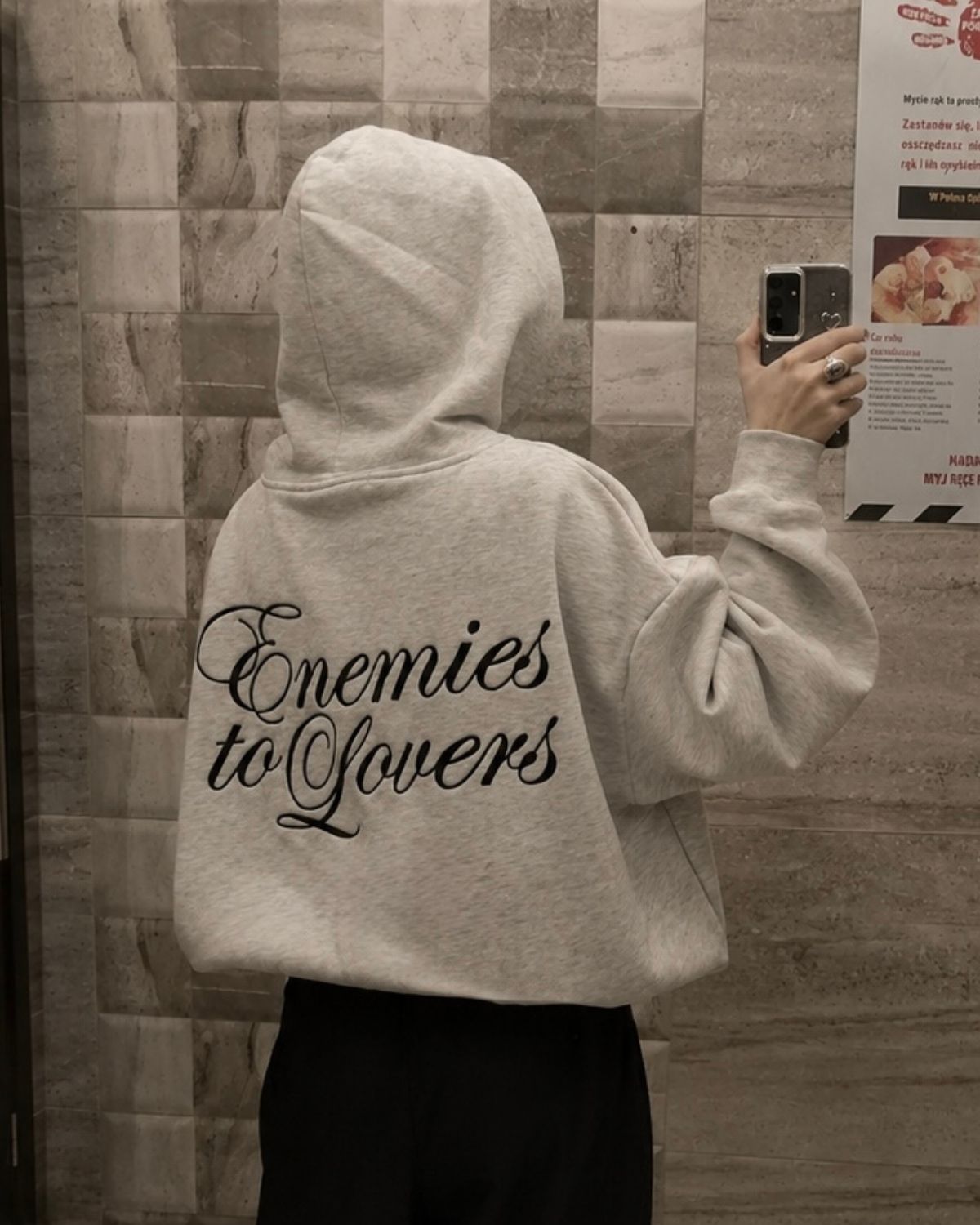 ENEMIES TO LOVERS - Women Oversized Hoodie