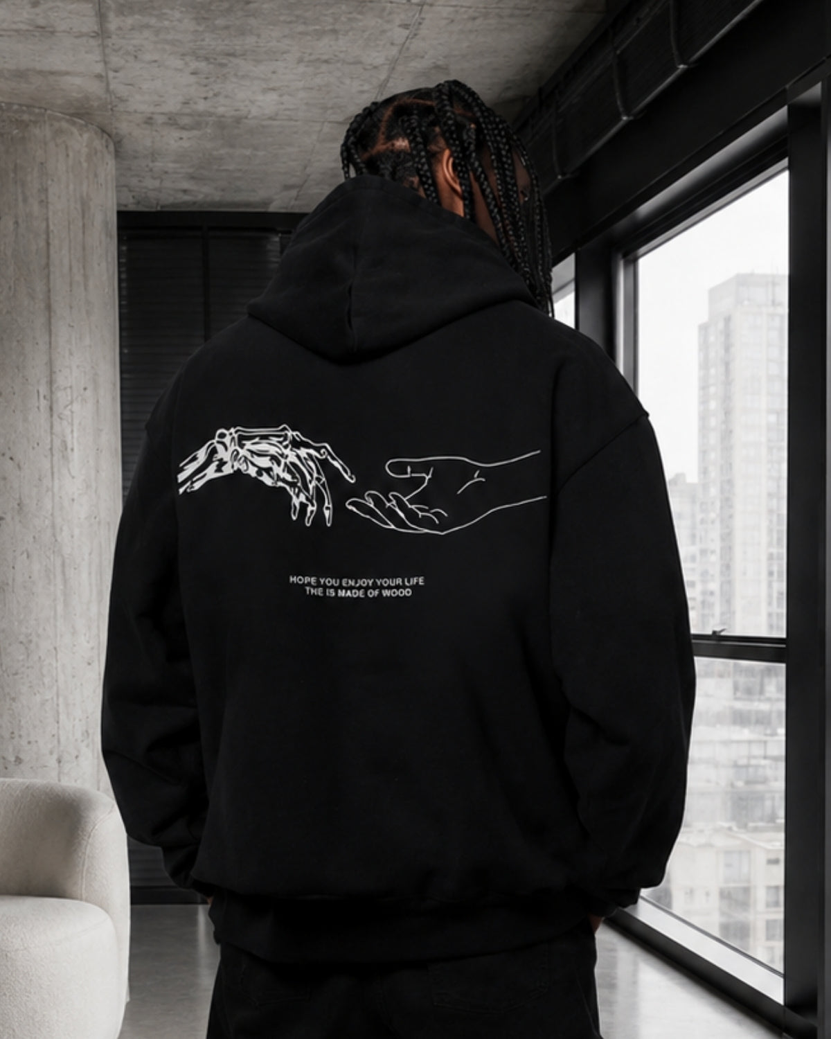 Mortal Touch - Oversized Hoodie [ Unisex ]