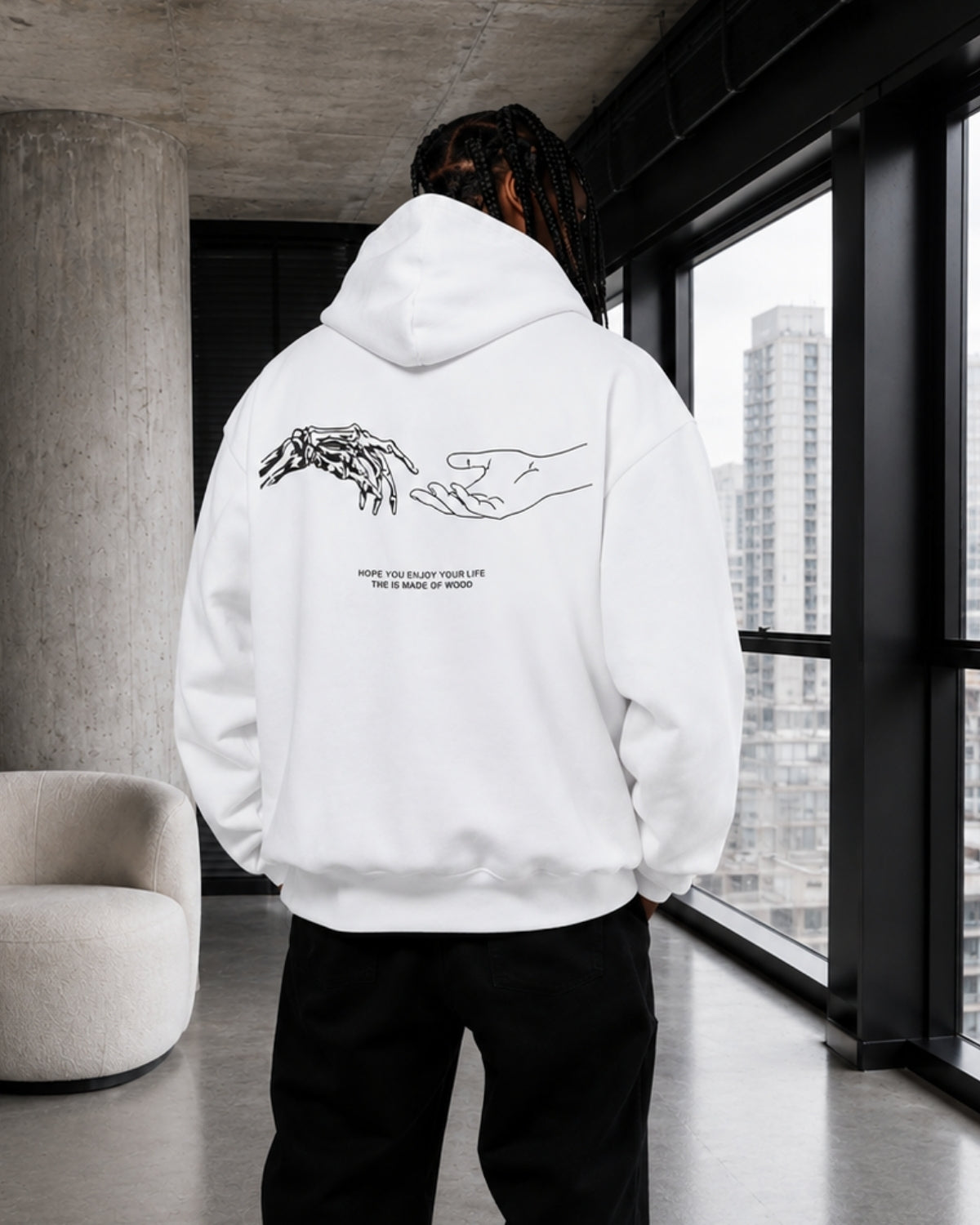 Mortal Touch - Oversized Hoodie [ Unisex ]
