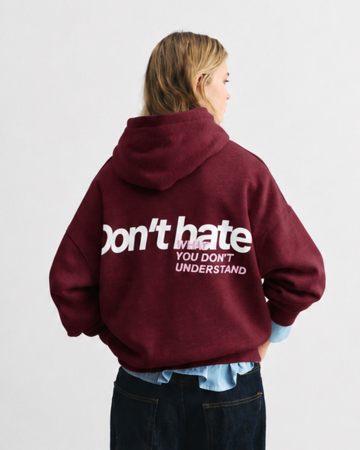 DON'T HATE - Women Oversized Hoodie
