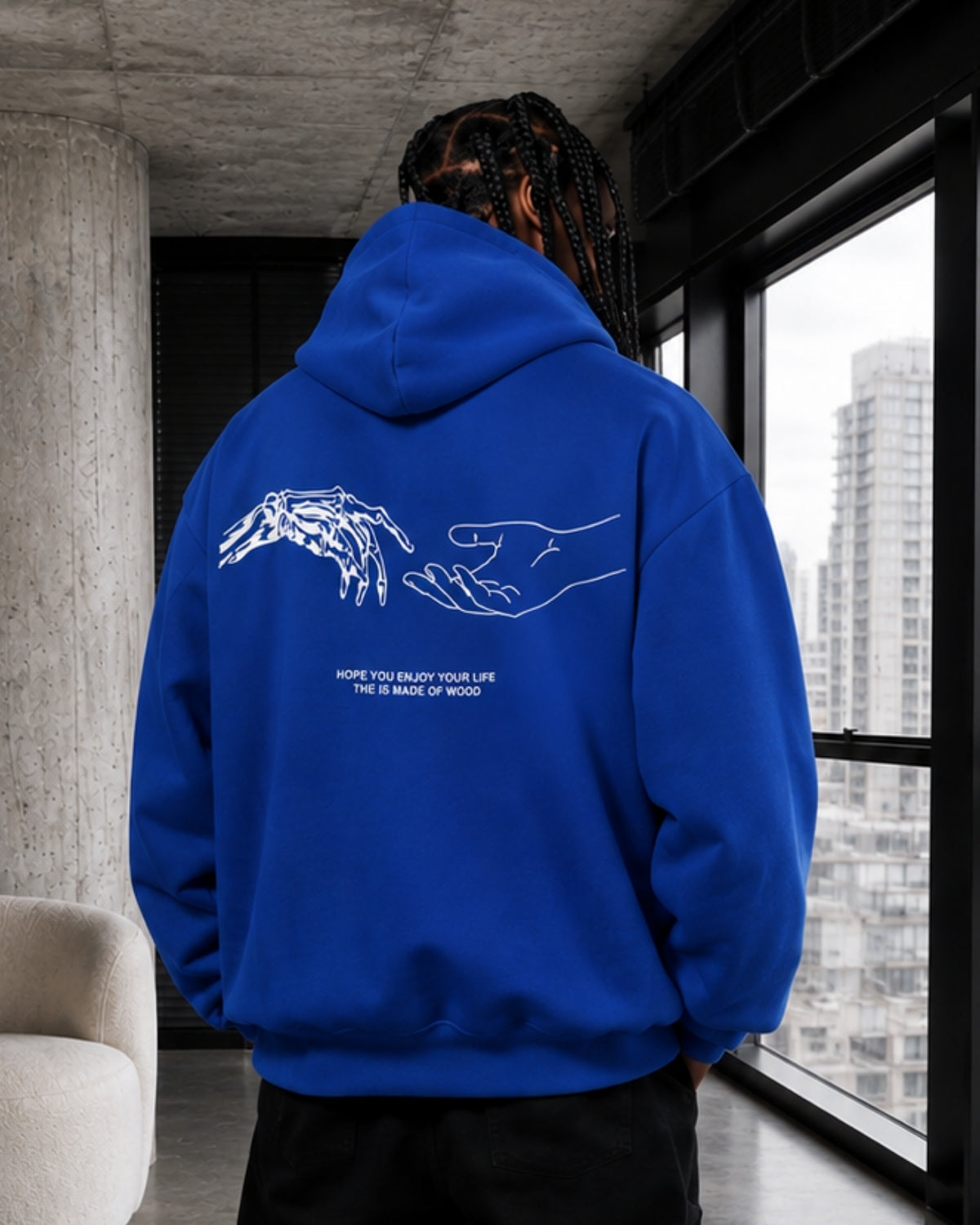 Mortal Touch - Oversized Hoodie [ Unisex ]