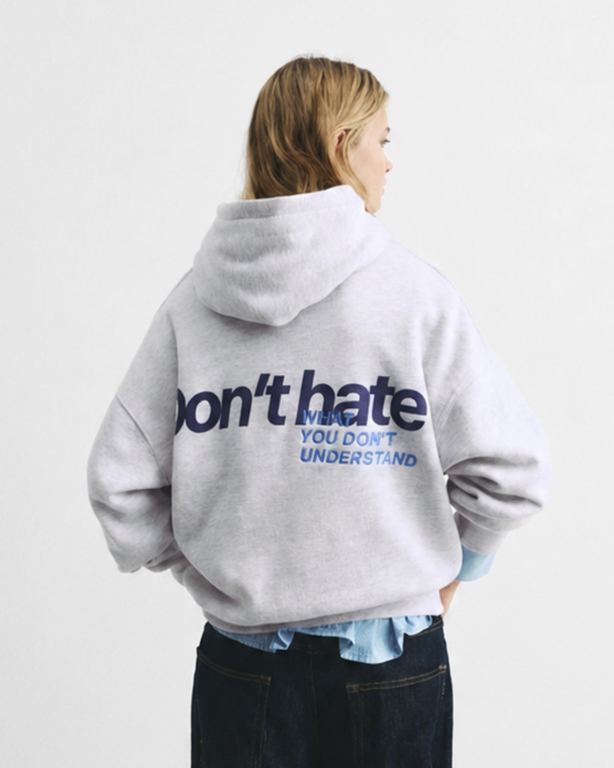 DON'T HATE - Women Oversized Hoodie