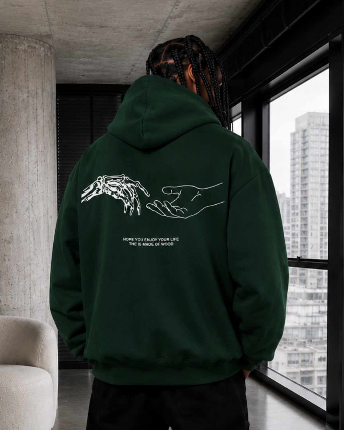 Mortal Touch - Oversized Hoodie [ Unisex ]