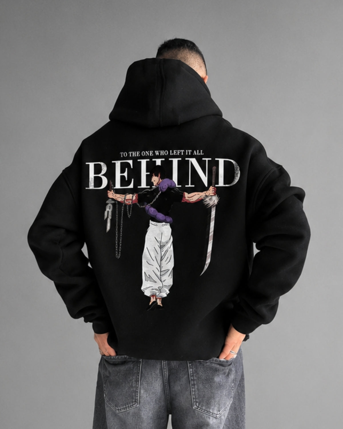 BEHIND - Oversized Hoodie [ Unisex ]