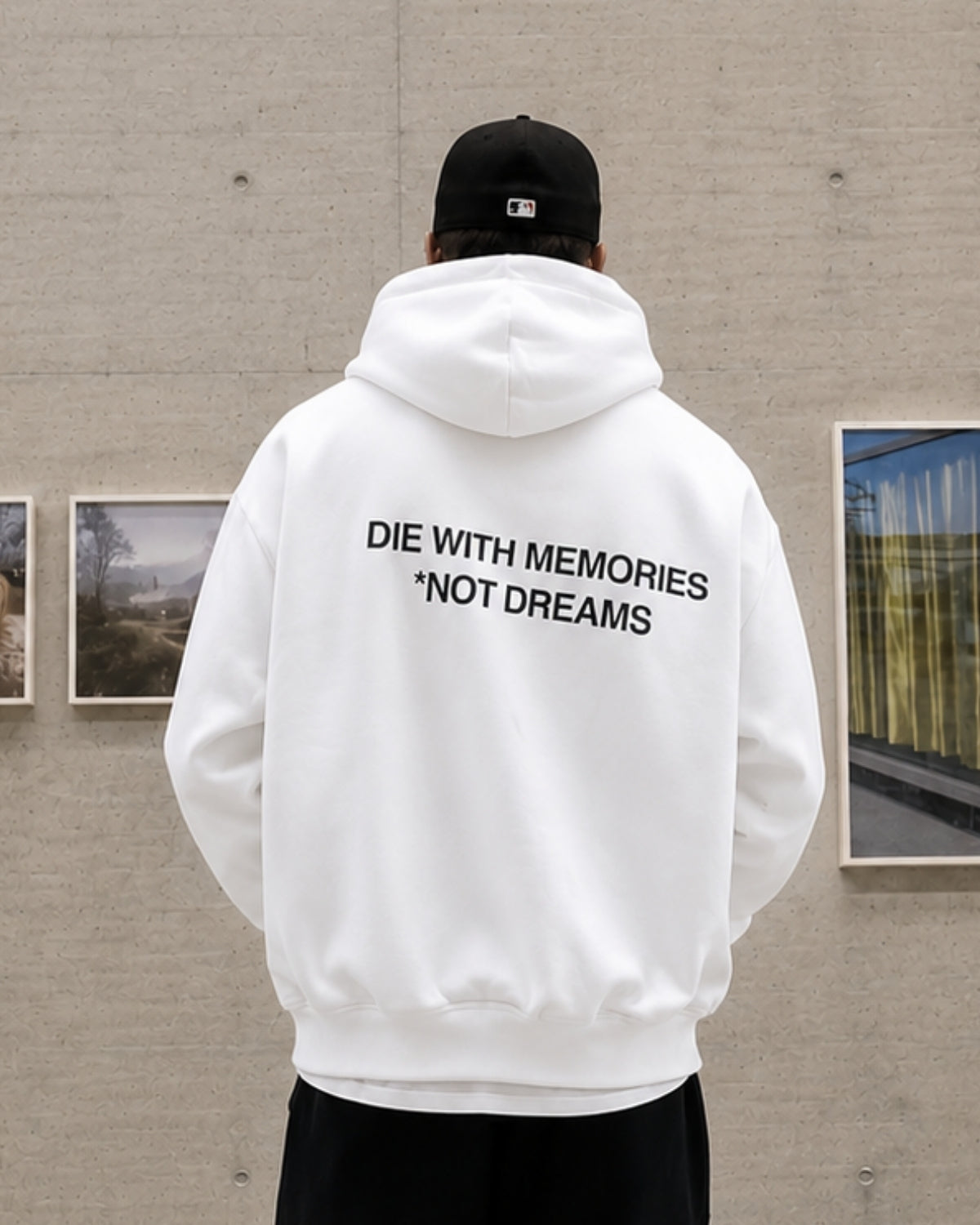 DIE WITH MEMORIES *NOT DREAMS - Oversized Hoodie [ Unisex ]