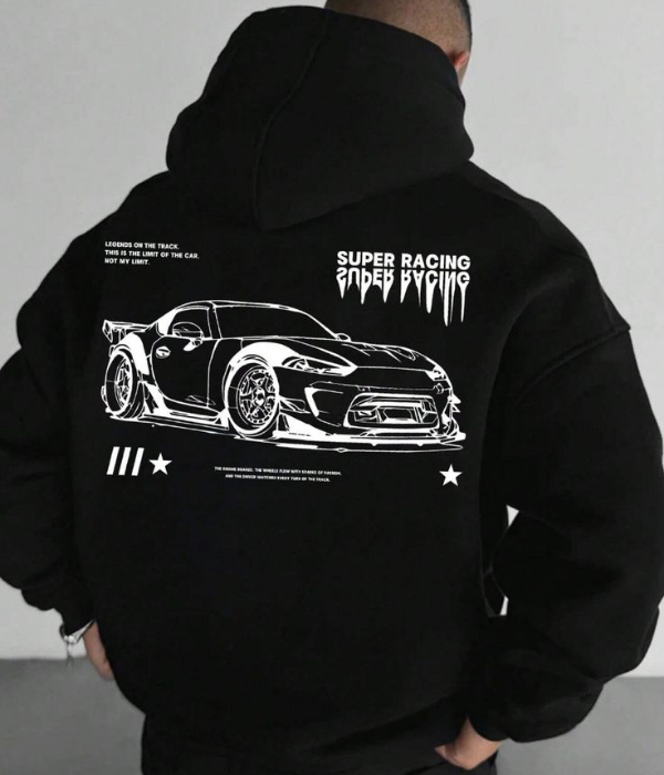 Racing Oversized Hoodie