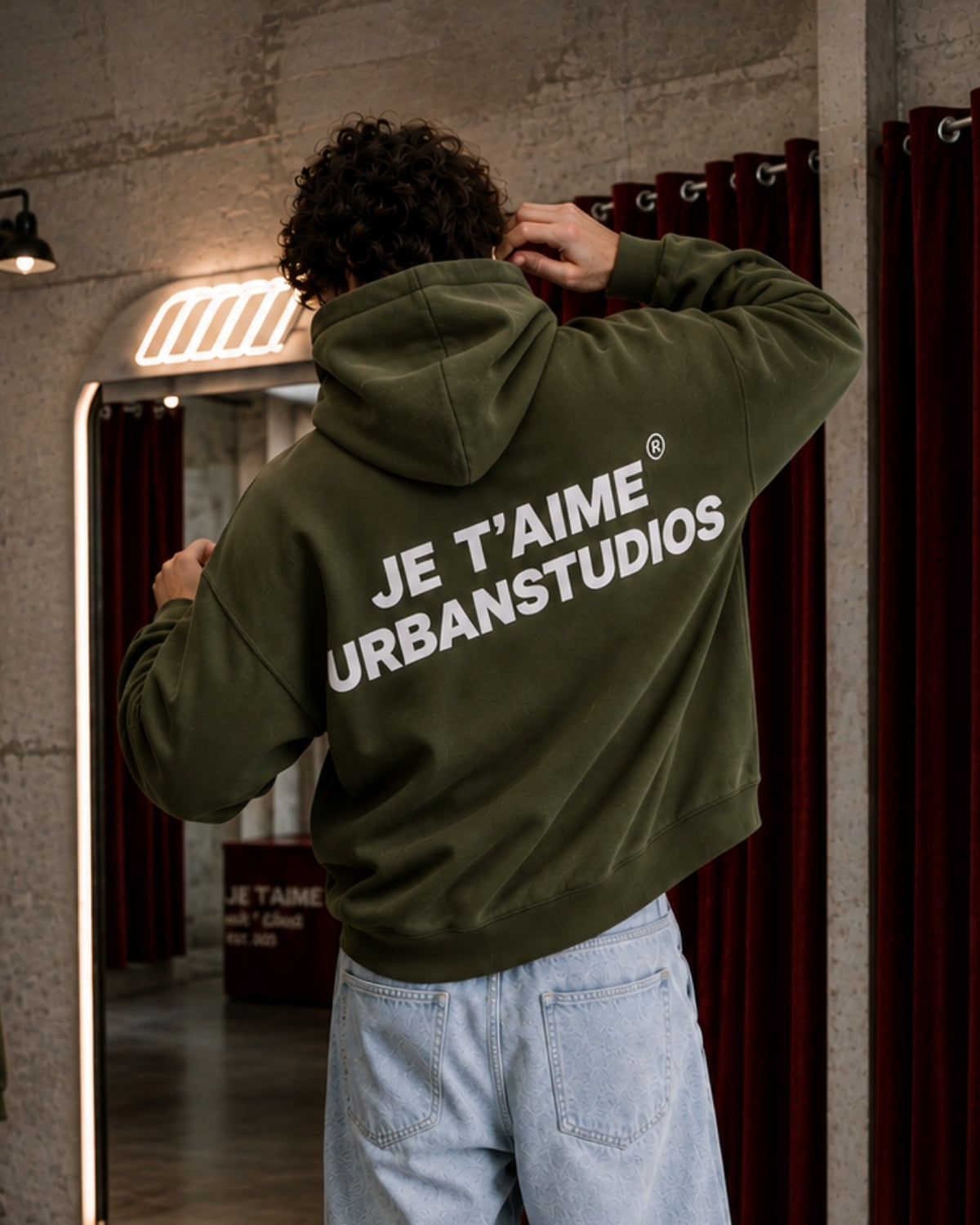 JE T'AIME URBANSTUDIOS - Oversized Hoodie [ Unisex ]