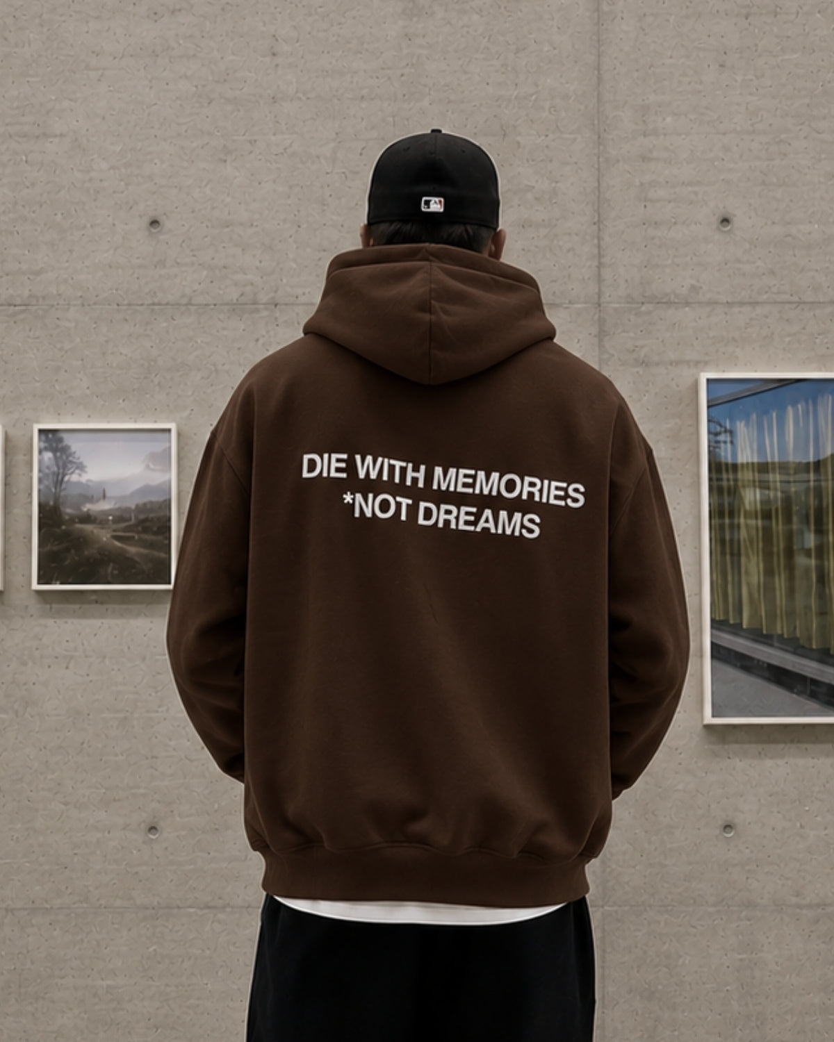 DIE WITH MEMORIES *NOT DREAMS - Oversized Hoodie [ Unisex ]