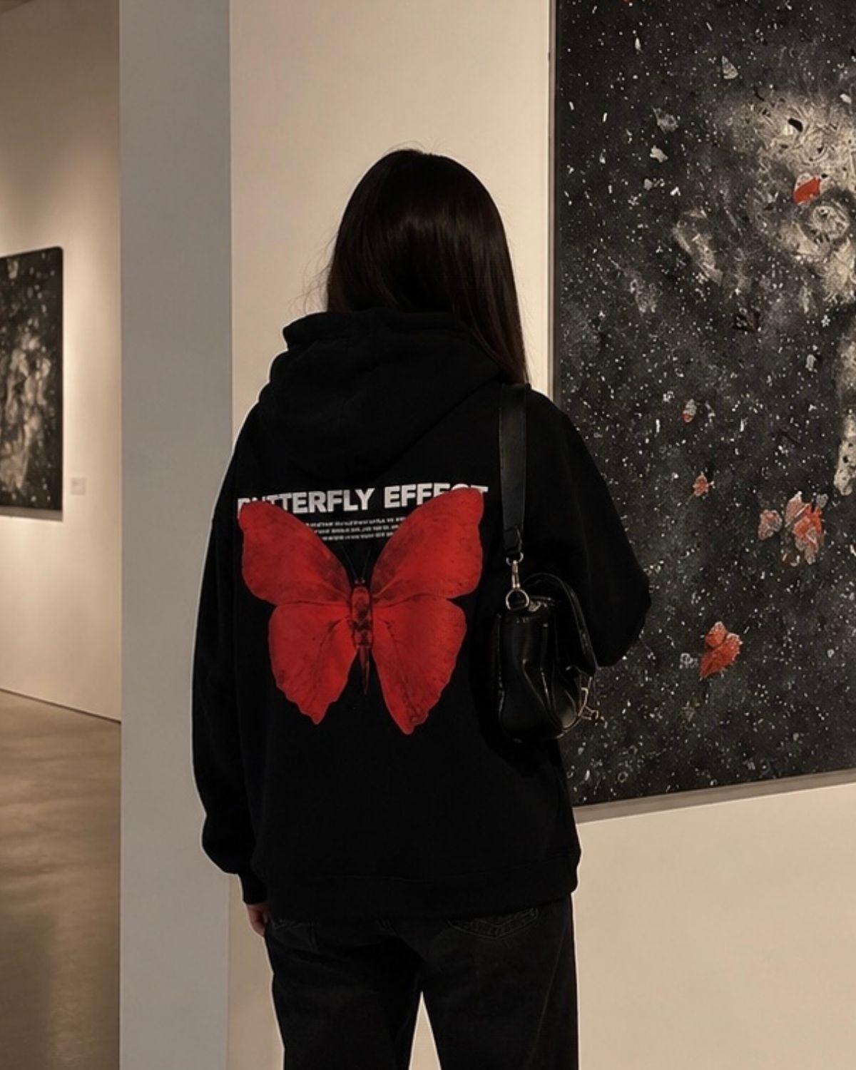 BUTTERFLY - Women Oversized Hoodie