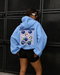 Blueberry  - Women Oversized Hoodie