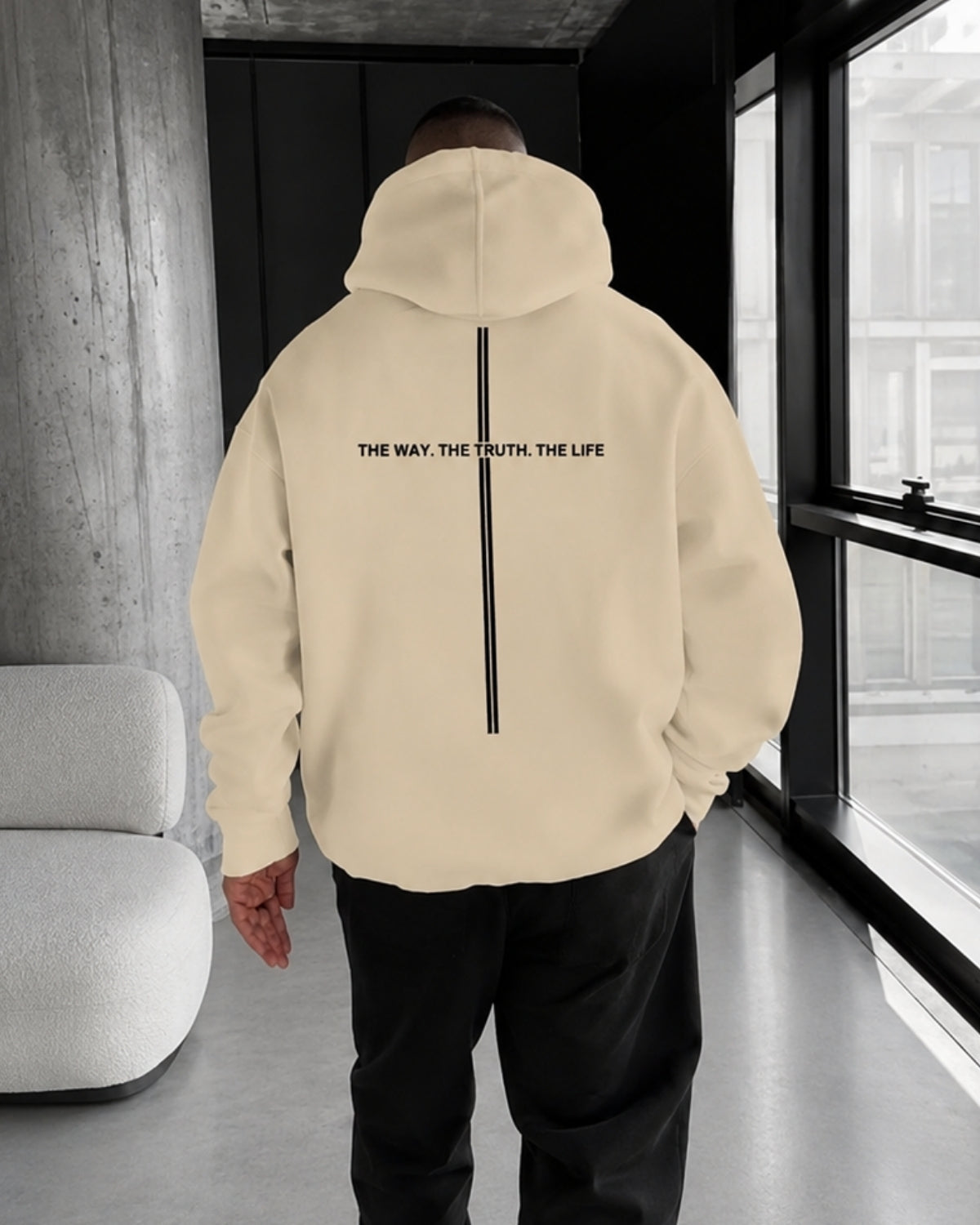 THE WAY, THE TRUTH,THE LIFE - Oversized Hoodie [ Unisex ]