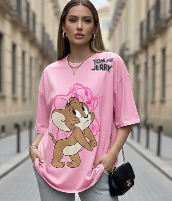 Tom & Jerry - Women Oversized T-shirt