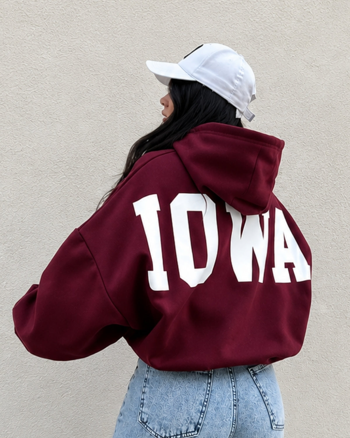 IOWA - Women Oversized Hoodie