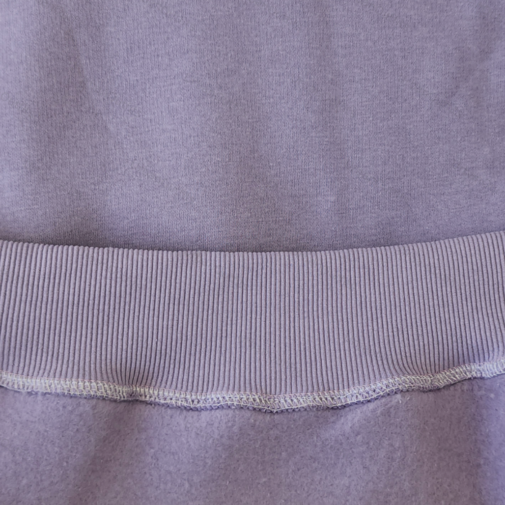 Light purple Oversized Plain Hoodie