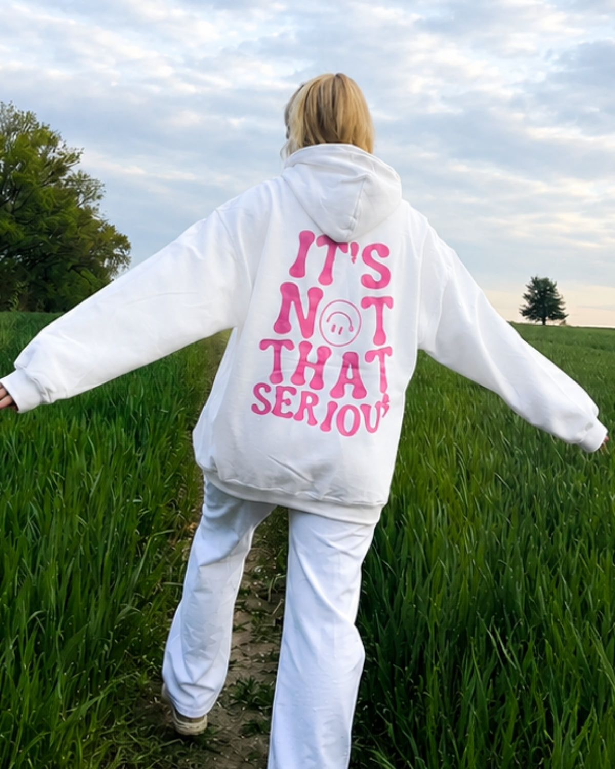 IT'S NOT THAT SERIOUS - Women Oversized Hoodie
