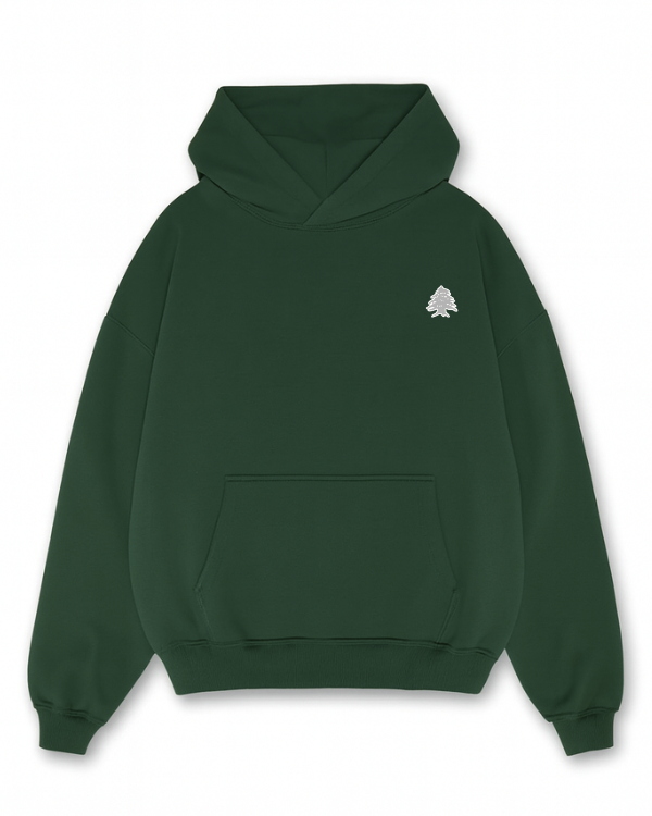 Lebanese Stamp Oversized Hoodie - Petroleum Blue [ Unisex ]