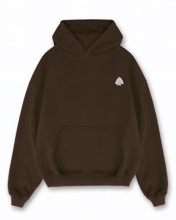 Lebanese Stamp Oversized Hoodie - Petroleum Blue [ Unisex ]