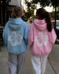 HIBISCUS FLOWER - Women Oversized Hoodie