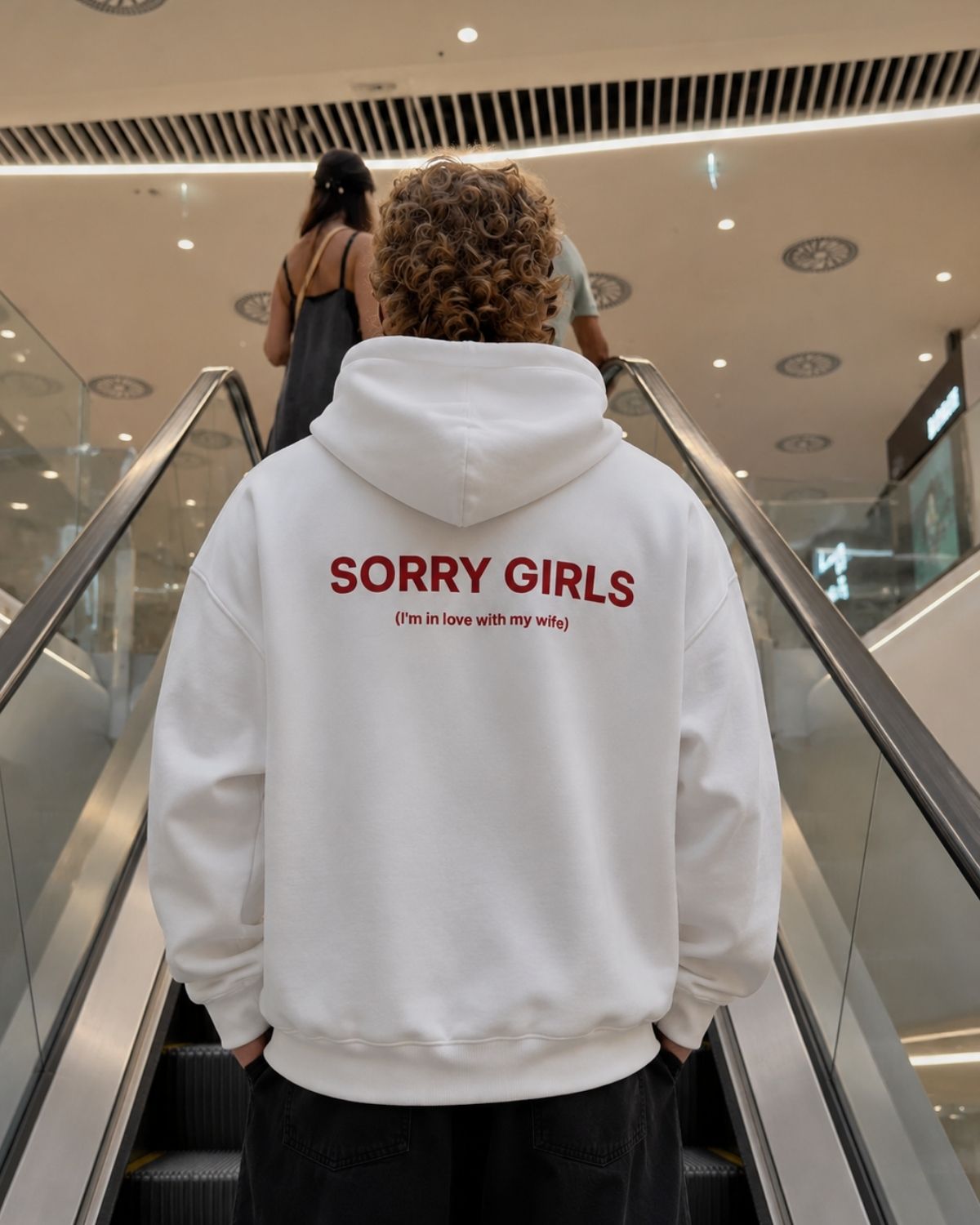 SORRY GIRLS - Oversized Hoodie [ Unisex ]