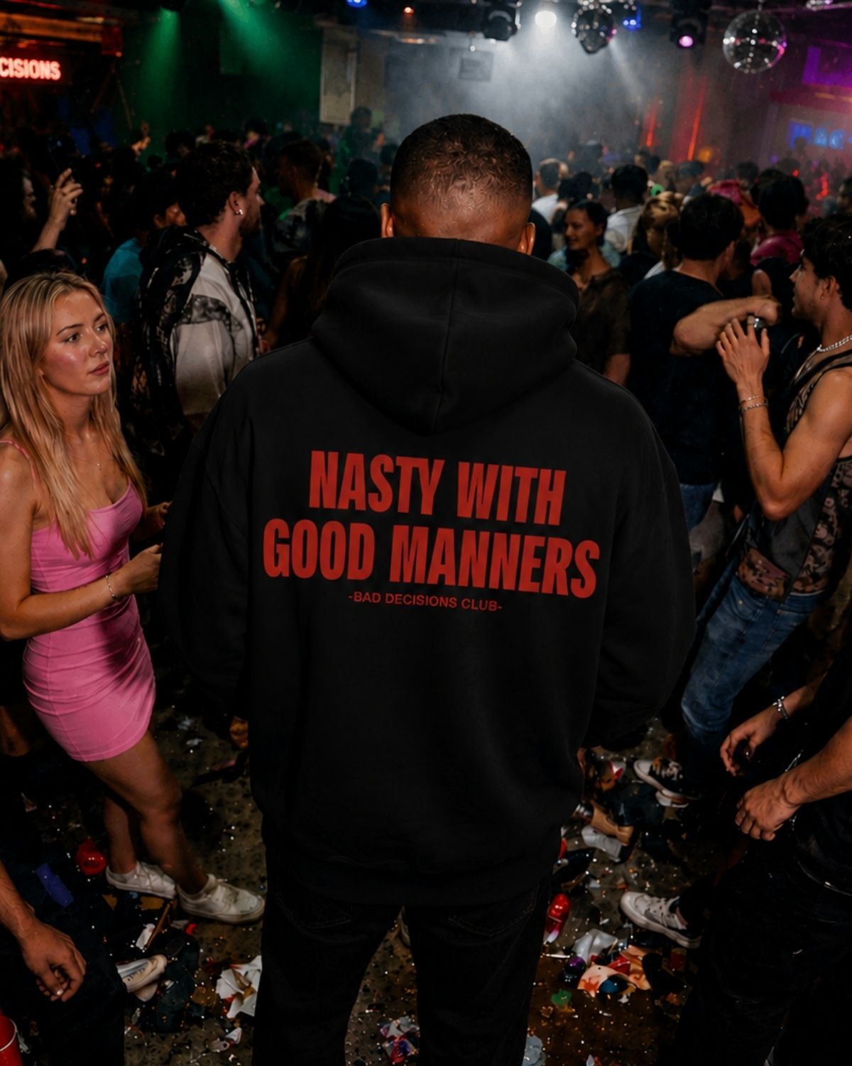 NASTY WITH GOOD MANNERS - Oversized Hoodie [ Unisex ]