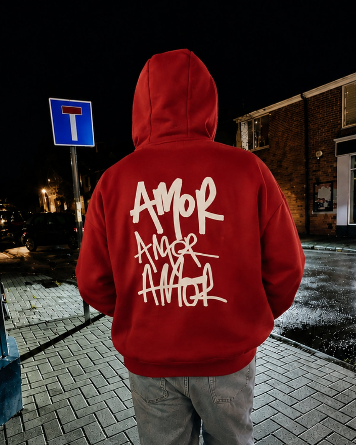 AMOR - Oversized Hoodie [ Unisex ]