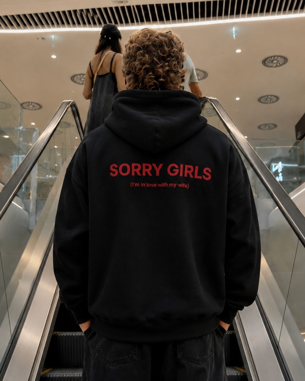 SORRY GIRLS - Oversized Hoodie [ Unisex ]