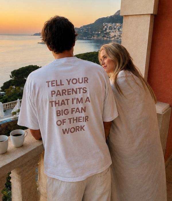PARENTS BIG FAN - Oversized T-shirt  [ Unisex ]