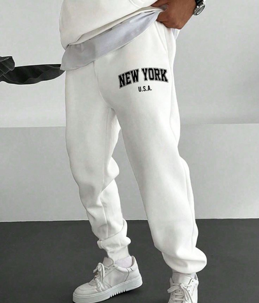 'New York ' Men Oversized Sweatpants