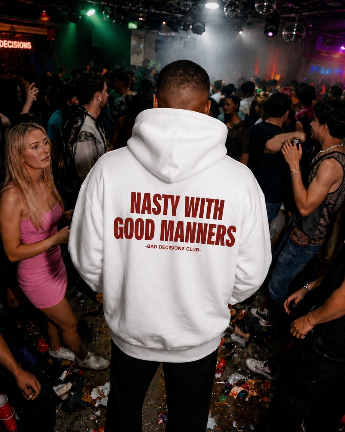 NASTY WITH GOOD MANNERS - Oversized Hoodie [ Unisex ]