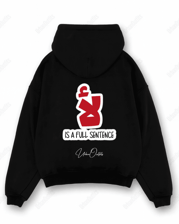 لأ is a full sentence - Oversized Hoodie [ Unisex ]