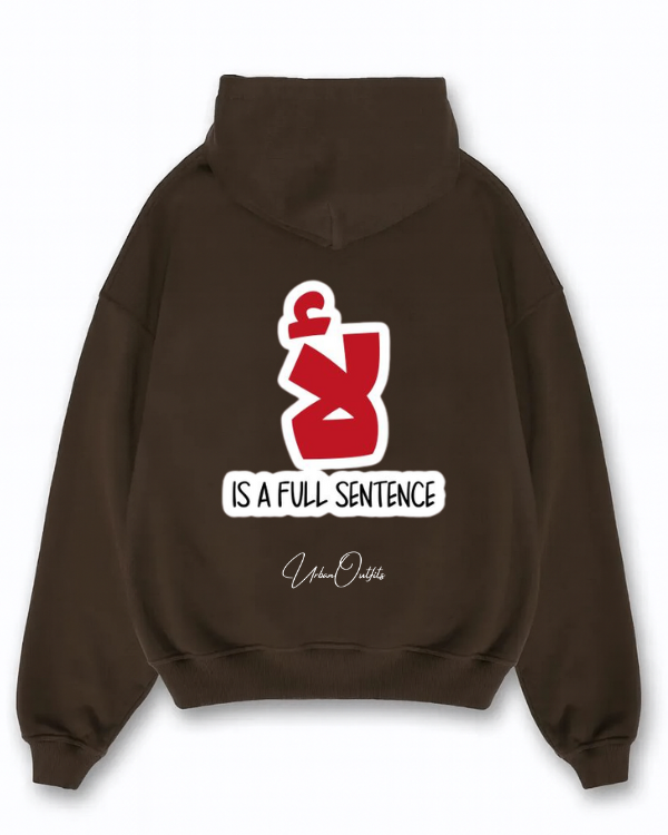 لأ is a full sentence - Oversized Hoodie [ Unisex ]