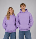 Basic Oversized Hoodie - LIGHT PURPLE
