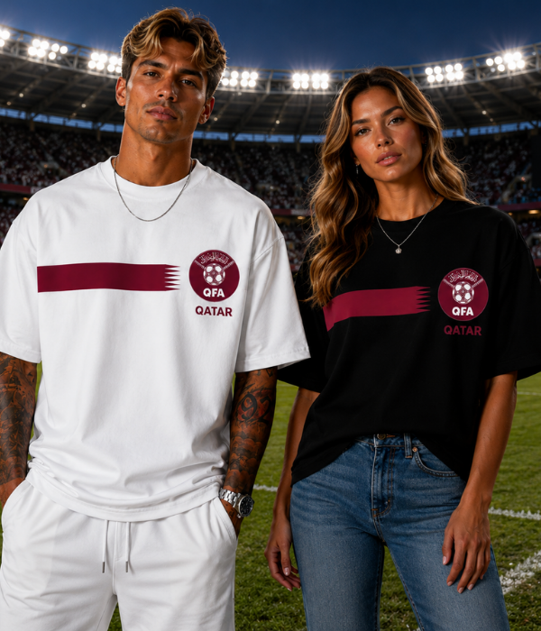 QATAR 🇶🇦 - Oversized T-shirt  [ Unisex ]