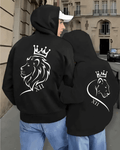 Lion & Lioness Couple - Oversized Hoodie [ Unisex ]