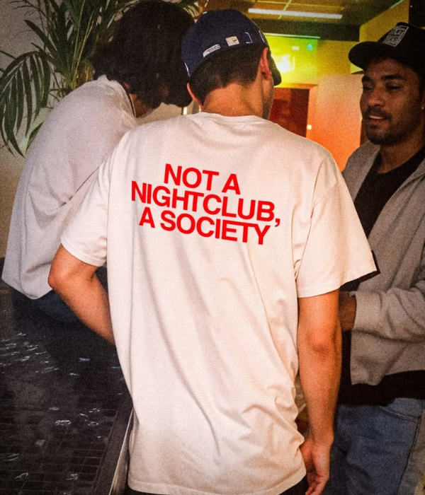 Not a Nightclub a Society - Oversized T-shirt  [ Unisex ]