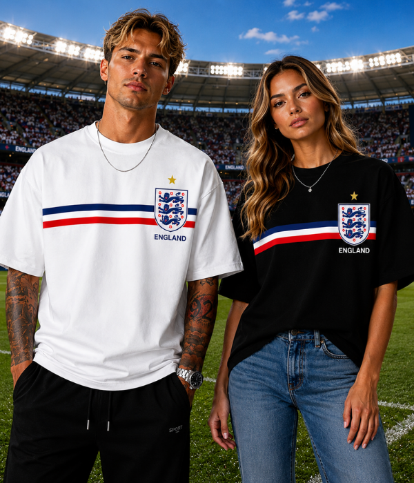 ENGLAND 🏴󠁧󠁢󠁥󠁮󠁧󠁿 - Oversized T-shirt  [ Unisex ]
