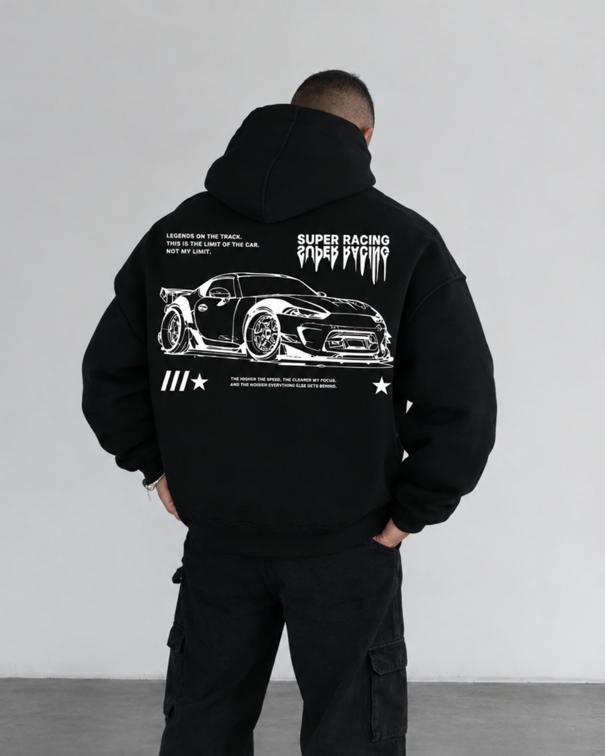 SUPER RACING - Oversized Hoodie [ Unisex ]